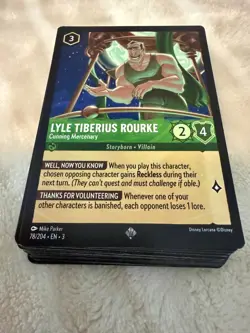 Disney Lorcana TCG Card Lot 55 Cards - All Super Rare - Image 3