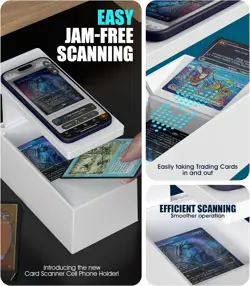 MTG Card Scanner Stand ManaBox Phone Holder Adjustable Sloped Tray Trading - Image 4