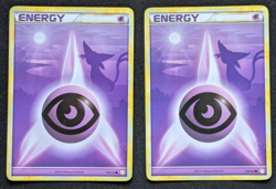 Pokemon TCG Psychic Energy Heartgold Soulsilver HGSS Espeon Card 119/123 x2 NM - Image 1