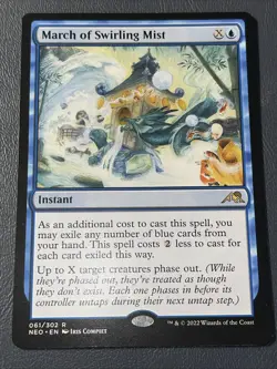 MTG March of Swirling Mist Kamigawa: Neon Dynasty 61/302 Regular Rare - Image 1
