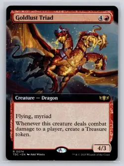 Goldlust Triad (Extended Art) 74 Commander: Tarkir: Dragonstorm NM - Image 1