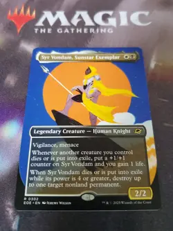 Mtg. Syr Vondam, Sunstar Exemplar. Borderless. Edge of Eternities. Pack Fresh - Image 1
