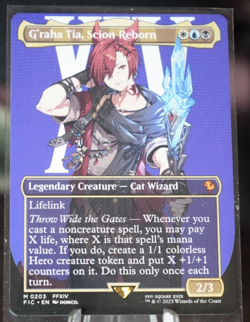 🌟 G'raha Tia, Scion Reborn (Borderless) – Commander: FINAL FANTASY (FIC) | NM - Image 1
