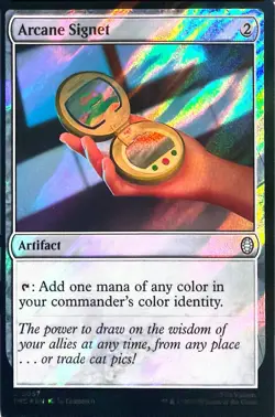 Arcane Signet (Surge Foil) Teenage Mutant Ninja Turtles Holo Foil NM/M - Image 1