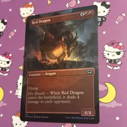Red Dragon (Borderless) Adventures in the Forgotten Realms Foil NM - Image 2