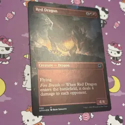 Red Dragon (Borderless) Adventures in the Forgotten Realms Foil NM - Image 3