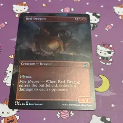 Red Dragon (Borderless) Adventures in the Forgotten Realms Foil NM - Image 4