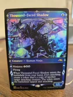 Thousand-Faced Shadow (Showcase) Kamigawa: Neon Dynasty #337 FOIL - Image 1