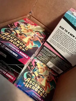 Pokemon TCG Ascended Heroes Pokemon Center Booster Bundle Factory Sealed 4x - Image 2