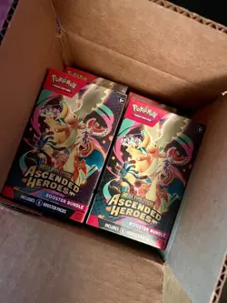 Pokemon TCG Ascended Heroes Pokemon Center Booster Bundle Factory Sealed 4x - Image 3