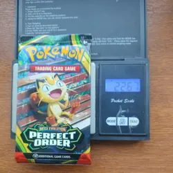 Pokemon Tcg Mega Evolution Perfect Order Heavy 22.67g Booster Pack New Sealed - Image 1