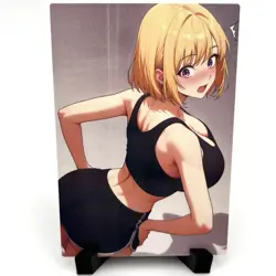 Solo Leveling Cha Hae-in Sexy Hot Anime Waifu Girl Lewd Goddess Story Art Card - Image 1