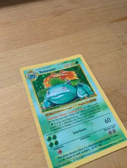 Pokemon TCG Venusaur Base Set Shadowless Holo - CREASED See Photos - Image 3