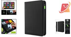 9 Pocket Trading Card Binder Polyurethane 360 Card Capacity Portable Organizer - Image 2