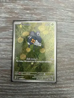 Nymble 96/094 Illustration Rare Full Art Holo Phantasmal Flames Pokemon TCG NM - Image 1