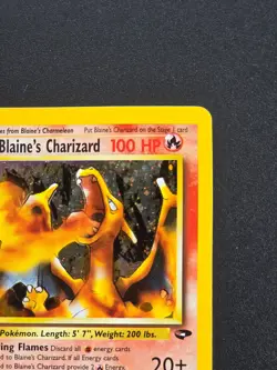 Pokemon Blaine's Charizard 2/132 1st Edition Gym Challenge 1 Glurak Holo Rare - Image 2