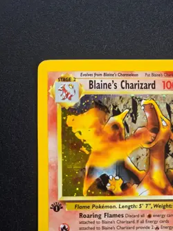 Pokemon Blaine's Charizard 2/132 1st Edition Gym Challenge 1 Glurak Holo Rare - Image 3