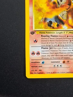 Pokemon Blaine's Charizard 2/132 1st Edition Gym Challenge 1 Glurak Holo Rare - Image 5