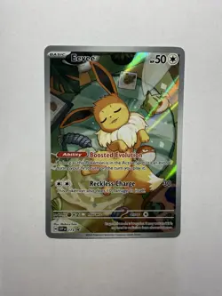 POKEMON TCG - EEVEE 173 SCARLET & VIOLET PRISMATIC EVOLUTIONS PROMO - Image 1