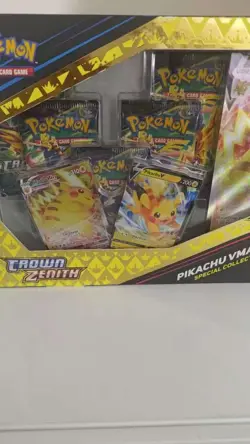 Pokemon TCG: Crown Zenith Pikachu VMAX Special Collection Box Brand New Sealed - Image 3