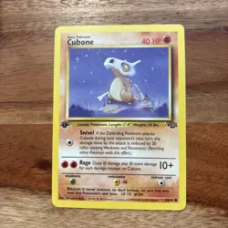 Cubone First Edition - 1999 Jungle Pokemon TCG 50/64 Regular - Image 1