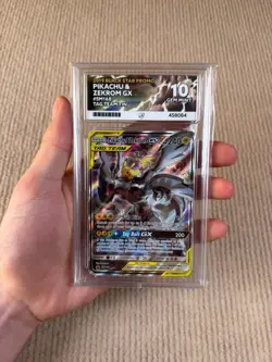 Pokemon Pikachu & Zekrom SM168 Promo ACE 10 - Image 1