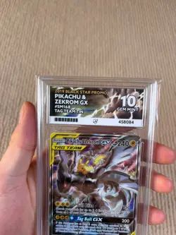 Pokemon Pikachu & Zekrom SM168 Promo ACE 10 - Image 2