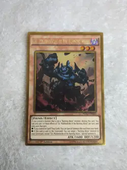 Yugioh Cir, Malebranche of the Burning Abyss PGL3-EN045 Gold Rare 1st Edition - Image 1