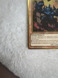 Yugioh Cir, Malebranche of the Burning Abyss PGL3-EN045 Gold Rare 1st Edition - Image 4
