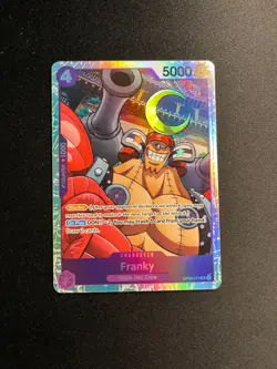 OP09-072 Franky SR Emperors in the New World Holo Foil One Piece TCG NM - Image 1