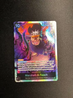 OP09-093 Marshall.D.Teach SR Emperors in the New World Holo One Piece TCG NM - Image 1