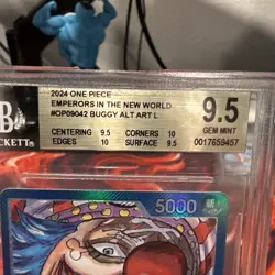 2024 ONE PIECE EMPERORS IN THE NEW WORLD ALT ART L #OP09042 BUGGY BGS 9.5 - Image 3