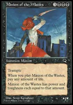 Minion of the Wastes - Light Play MTG Tempest - Image 1