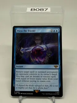 MTG Press the Enemy LotR Tales of Middle-earth 0065 Regular Rare - Image 1