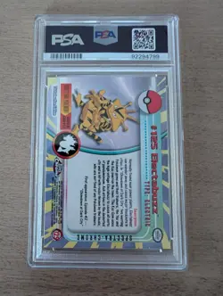Electabuzz 125 Topps Chrome - ** Spectra ** - PSA 9 - Pokemon - Image 2