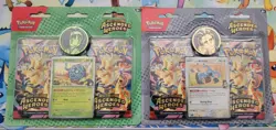 New TCG Pokemon Ascended Heroes 2-Pack Blister Bundle (1) Larry (1)Erika Sealed - Image 1