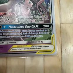 Pokemon Mewtwo & Mew GX Ultra Rare TAG TEAM 71/236 World Championship 2019 270 … - Image 4