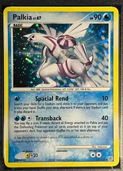 2007 Pokemon Diamond & Pearl Base-PALKIA LV. 67 #11/130 HOLO RARE- PSA 9 - Image 3