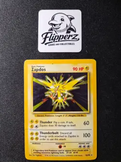 Pokemon TCG Zapdos Base Set 16/102 Holo 1999- MP/HP - Image 1