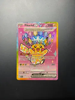 Pikachu ex 277/217 Pokemon TCG Mega Evolution Ascended Heroes - Image 3