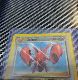 LP- Scizor 29/75 Neo Discovery Non Holo Base Original WotC Pokemon Vintage - Image 3