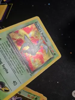 Pokemon Rocket's Scyther Holo Gym Heroes 13/132 WOTC Vintage 2000 DMG - Image 4