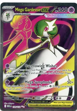 Mega Gardevoir ex 2025 Pokemon TCG 159/132 Full Art Near Mint - Image 1