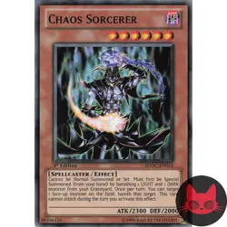 Yugioh Chaos Sorcerer SDDC-EN014 Common 1st Edition NM - Image 1