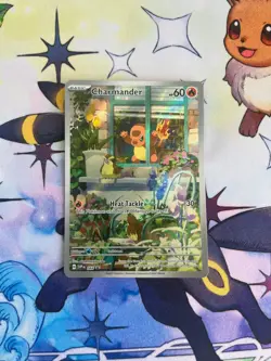 Charmander 044 Promo Scarlet & Violet Pokemon LP Card Black Star - Image 1