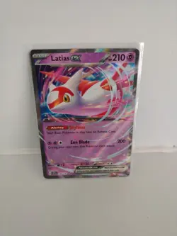 Pokemon TCG Surging Sparks Latias EX Double Rare Holo Card 076/191 NM Condition - Image 1