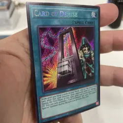 Card of Demise LCKC-EN029 SECRET RARE Unlimited Near Mint +Bonus FREE SHIPPING! - Image 2