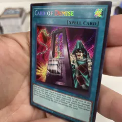 Card of Demise LCKC-EN029 SECRET RARE Unlimited Near Mint +Bonus FREE SHIPPING! - Image 3