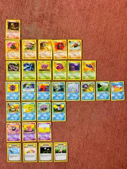 Job Lot of 31 Base Set Pokemon Cards - Image 1