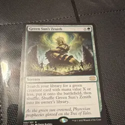 Magic The Gathering Green Sun's Zenith Double Masters 2022 Rare Green Sorcery 1… - Image 1
